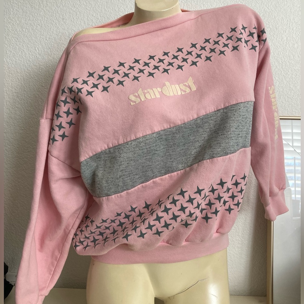 Vintage off the shoulder sweatshirt